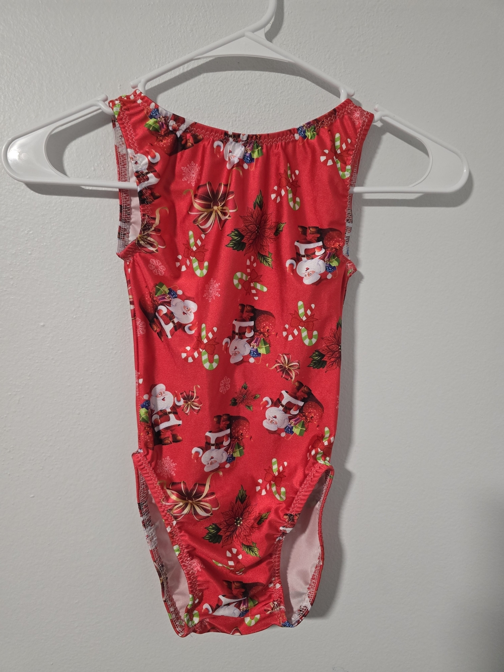 Flip Flop Christmas Gymnastics or Dance Leotard Child Small Santa